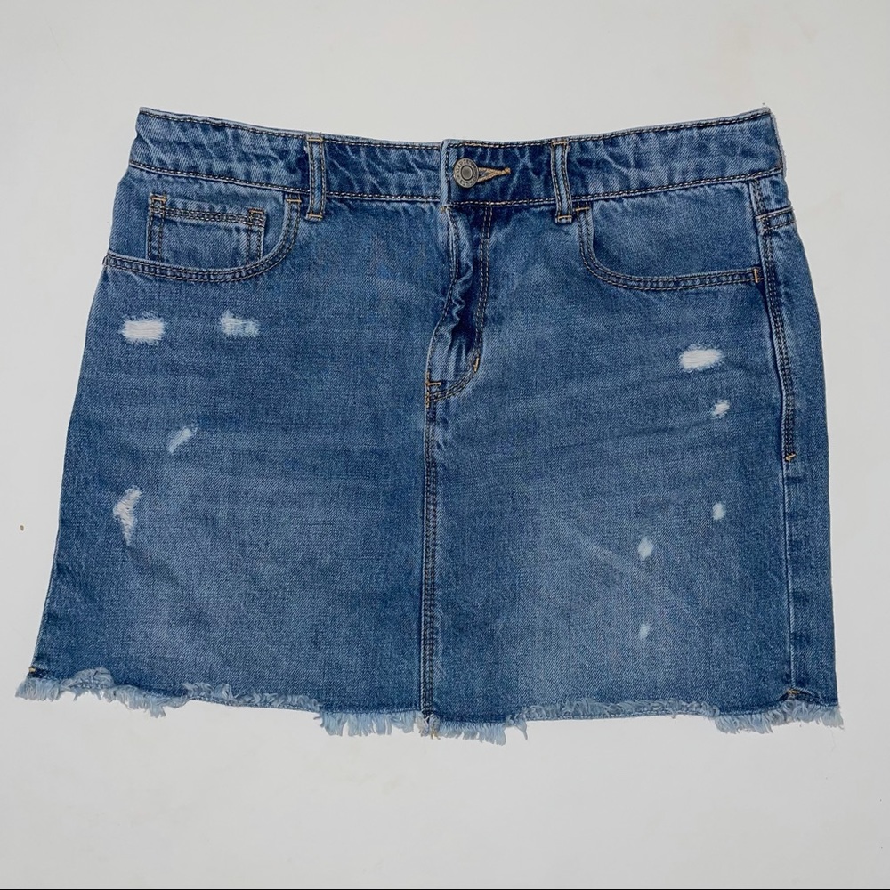 Girls Gap Denim Mini Skirt size 12 Plus EUC